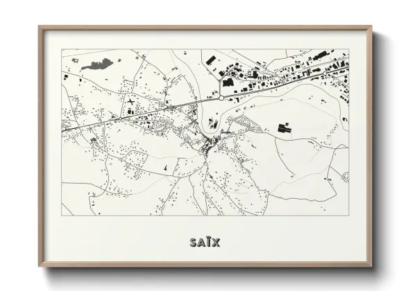 Une affiche de carte sur Saïx