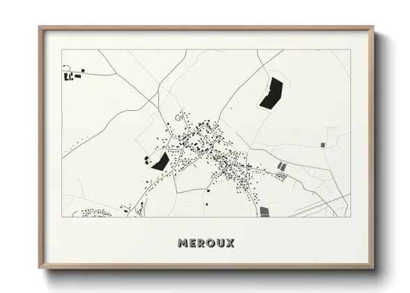 Une affiche de carte sur Meroux