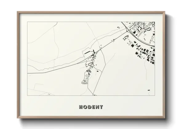Une affiche de carte sur Hodent