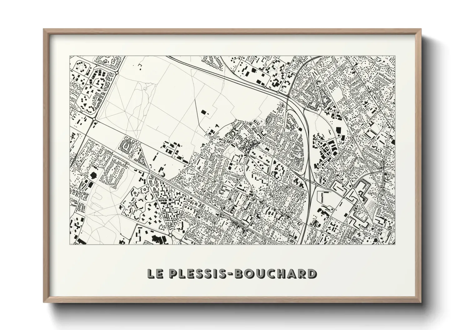 Un poster carteLe Plessis-Bouchard