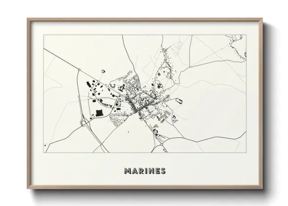 Une affiche de carte sur Marines