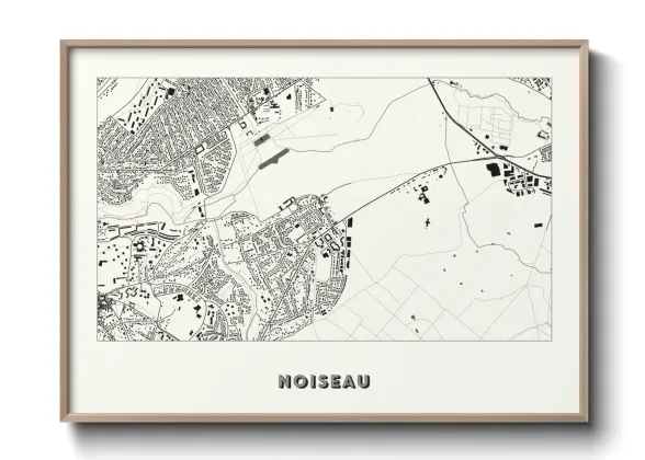Une affiche de carte sur Noiseau