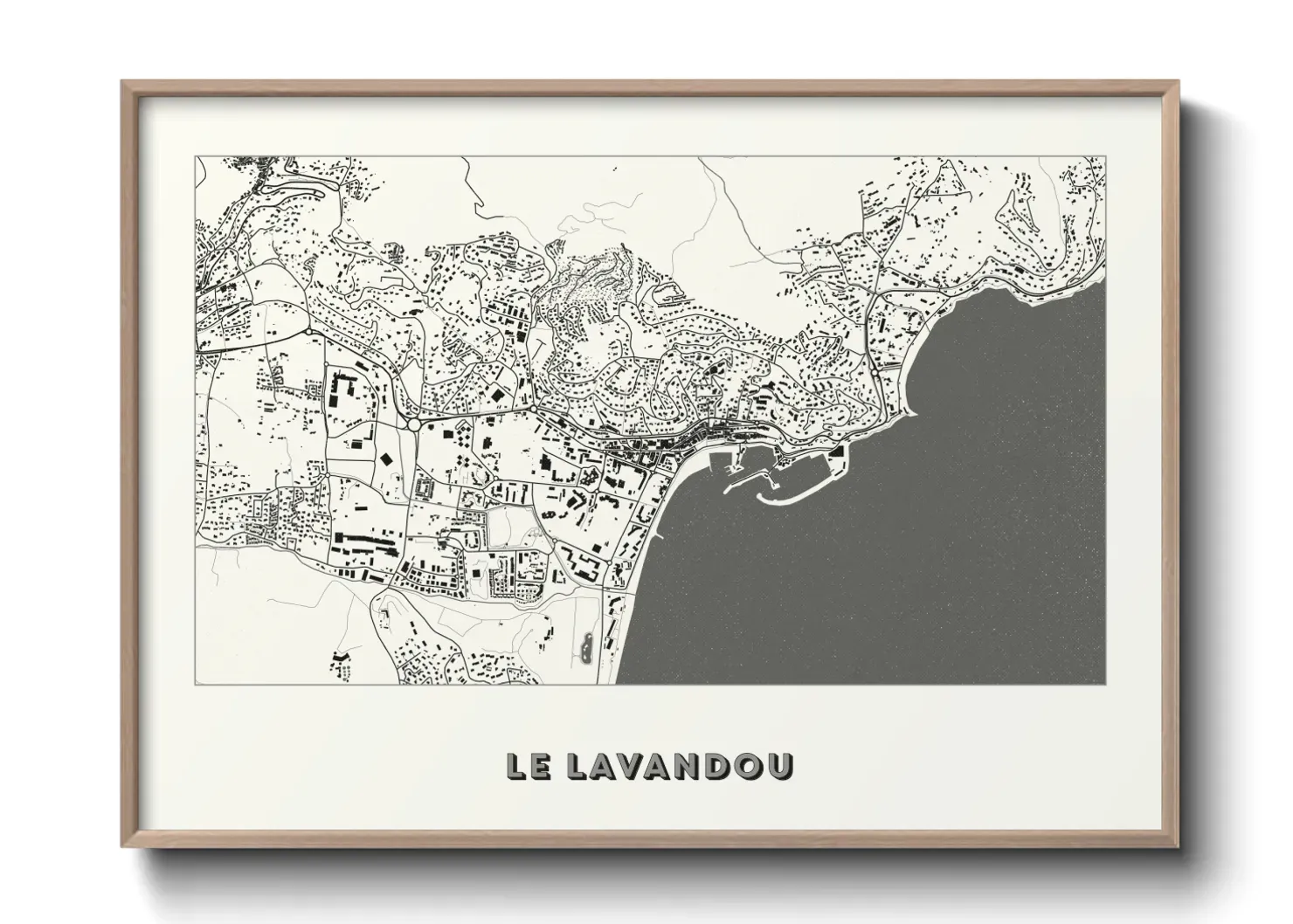 Un poster carteLe Lavandou