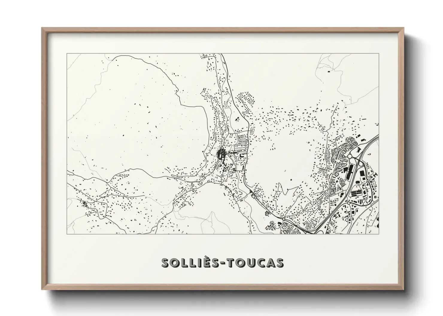 Un poster carteSolliès-Toucas