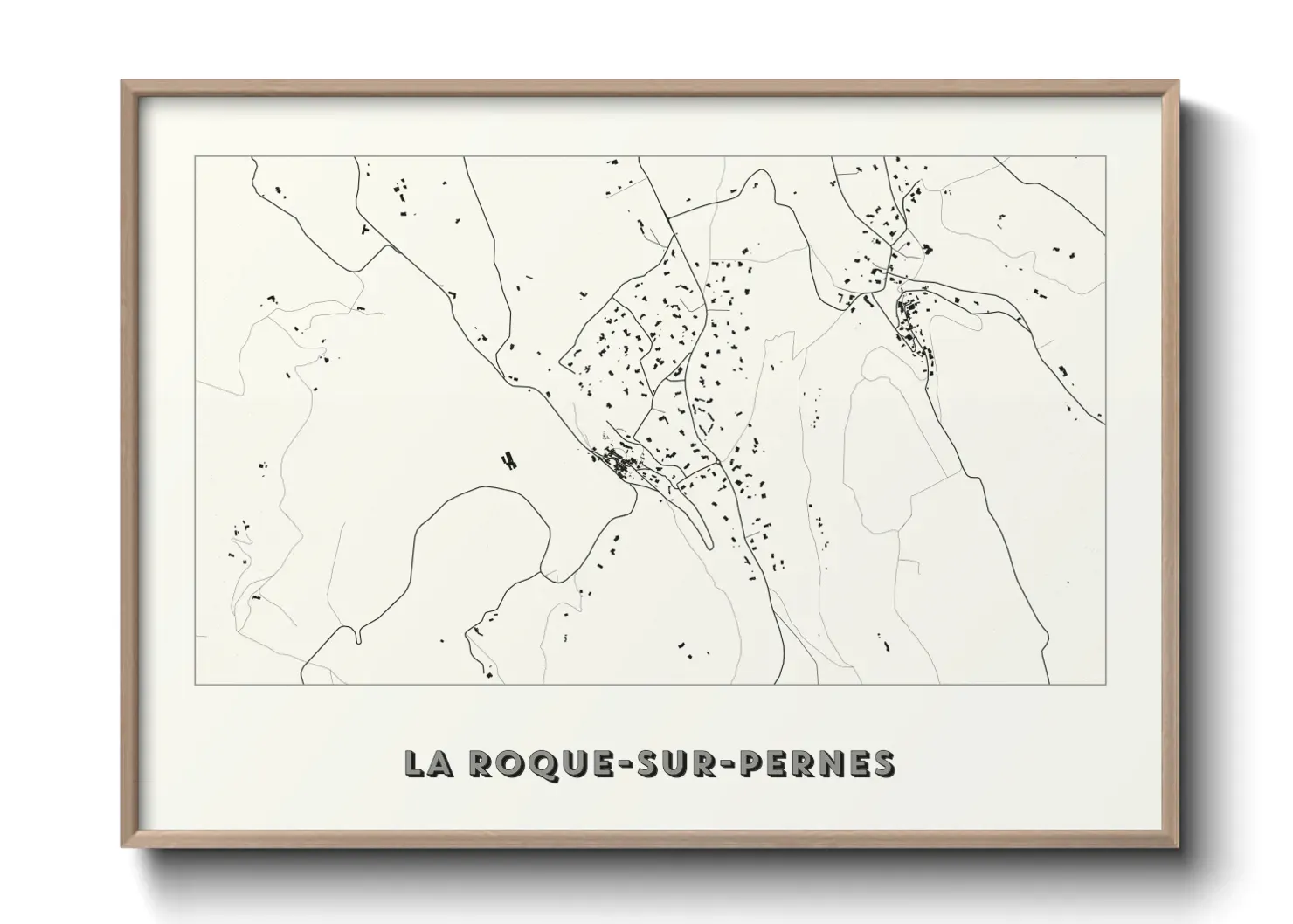 Un poster carteLa Roque-sur-Pernes