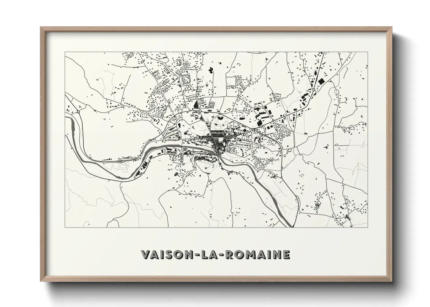 Un poster carteVaison-la-Romaine