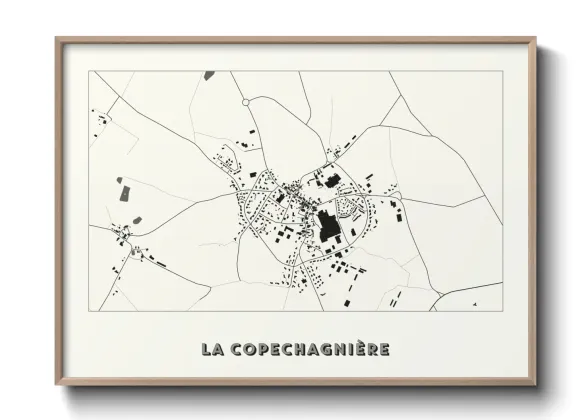 Une affiche de carte sur La Copechagnière