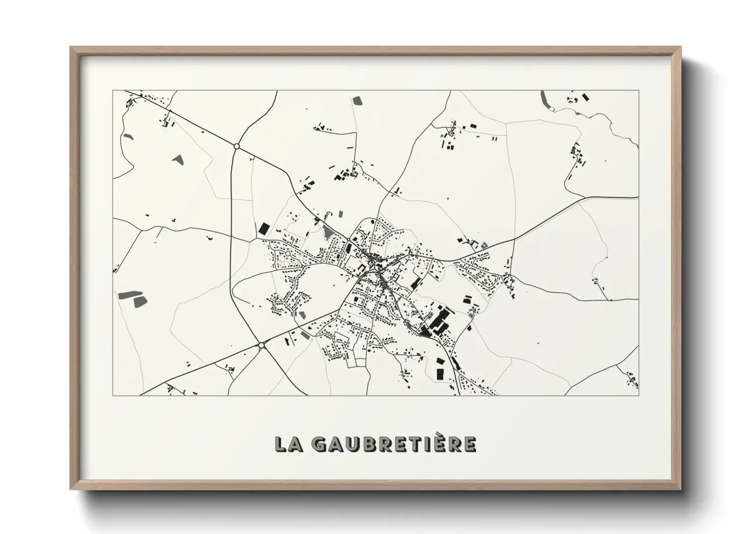 Un poster carteLa Gaubretière