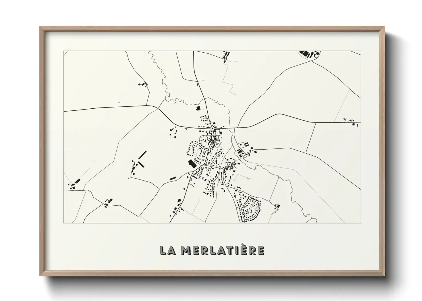 Un poster carteLa Merlatière