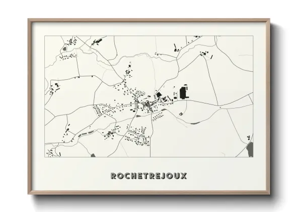 Une affiche de carte sur Rochetrejoux