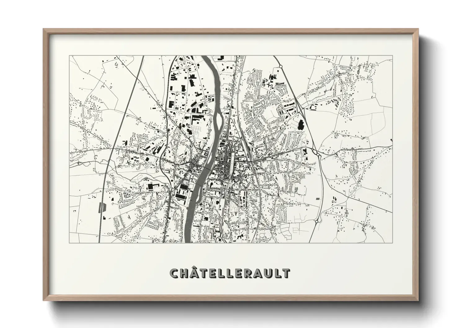 Un poster carteChâtellerault