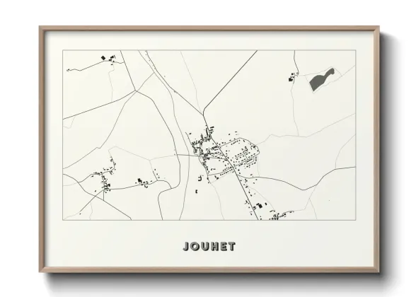 Une affiche de carte sur Jouhet