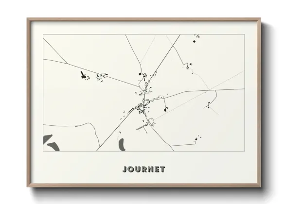 Une affiche de carte sur Journet