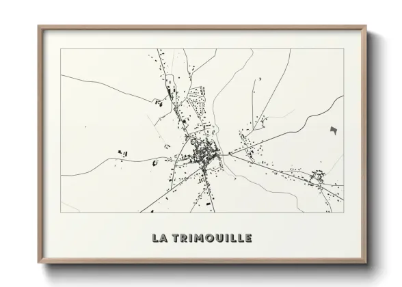 Une affiche de carte sur La Trimouille
