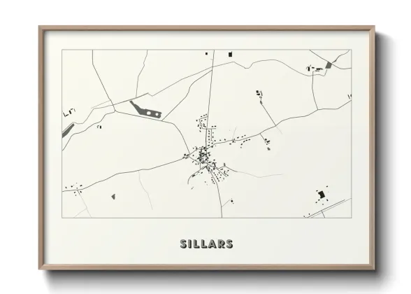 Une affiche de carte sur Sillars