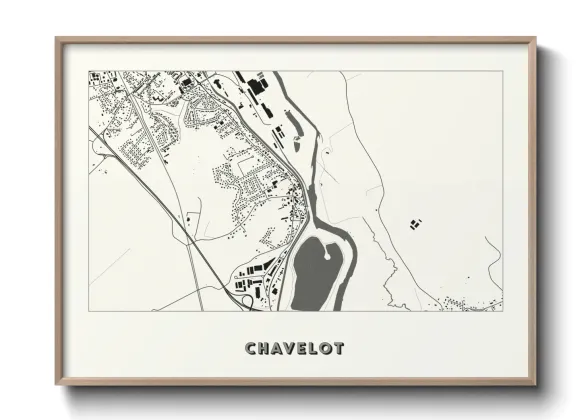 Une affiche de carte sur Chavelot