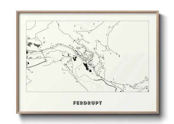 Une affiche de carte sur Ferdrupt