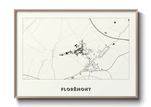 Une affiche de carte sur Florémont