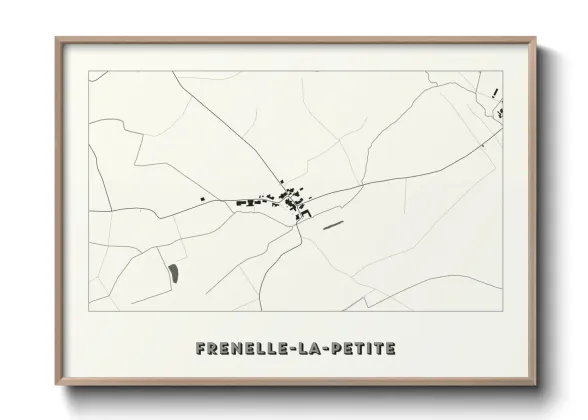 Une affiche de carte sur Frenelle-la-Petite
