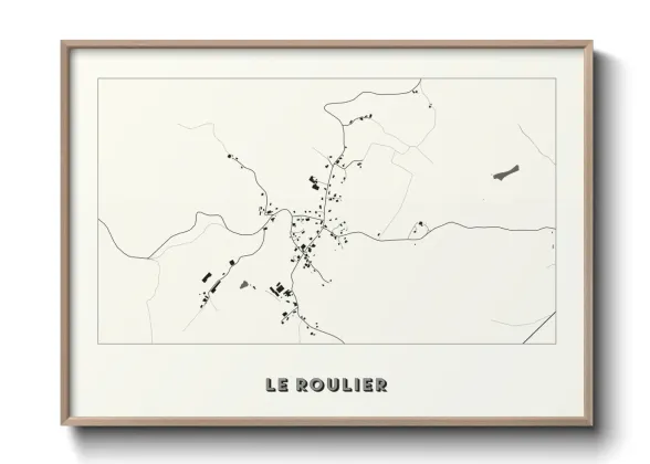 Une affiche de carte sur Le Roulier