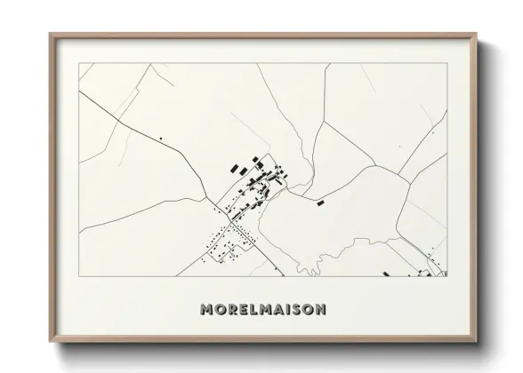 Une affiche de carte sur Morelmaison