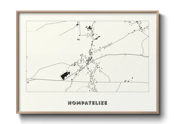 Une affiche de carte sur Nompatelize