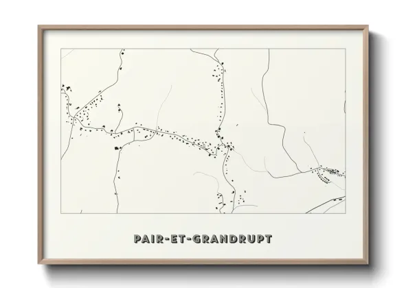 Une affiche de carte sur Pair-et-Grandrupt