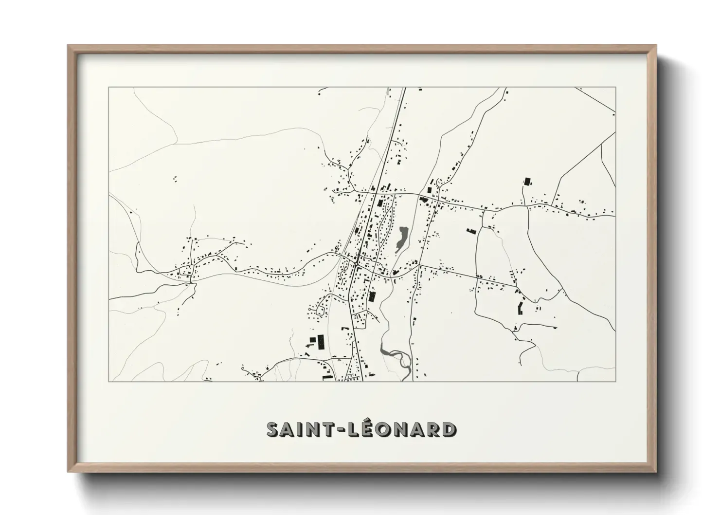 Un poster carteSaint-Léonard