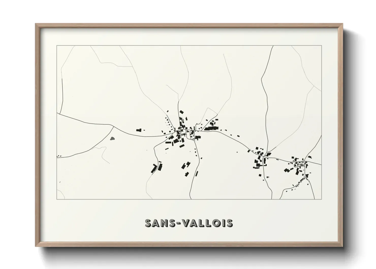 Un poster carteSans-Vallois