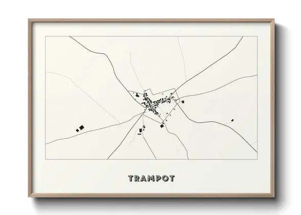 Une affiche de carte sur Trampot