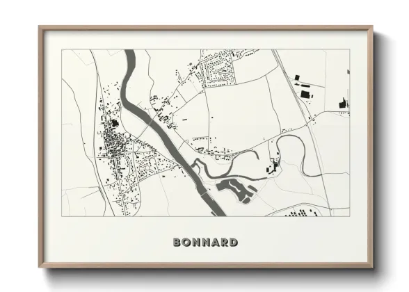 Une affiche de carte sur Bonnard