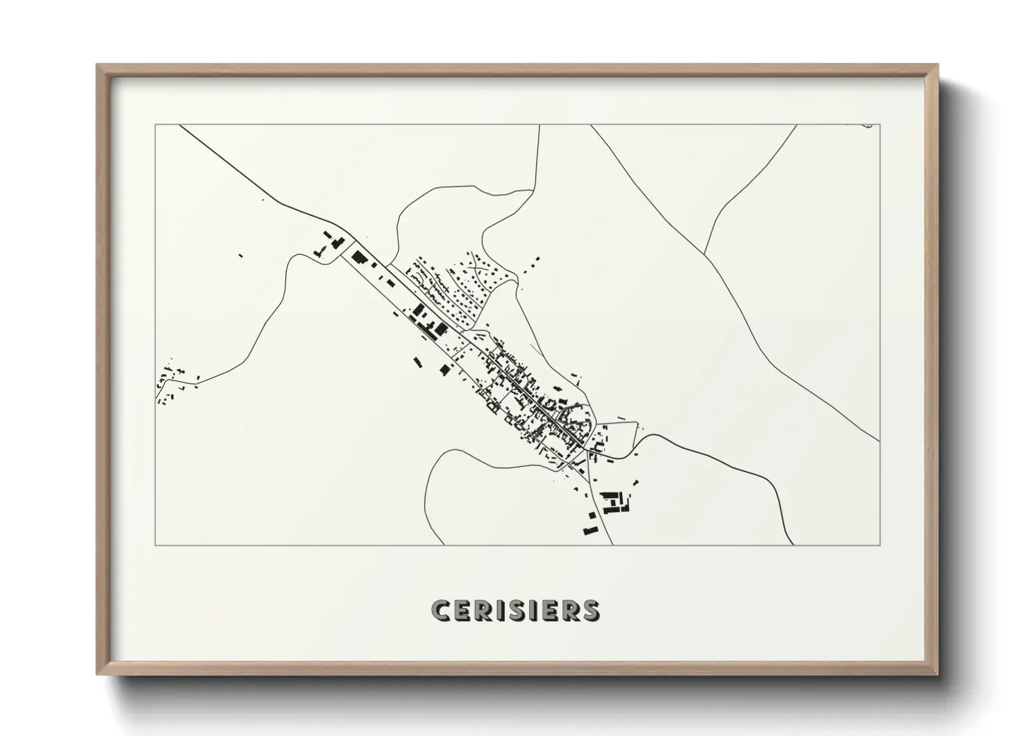 Un poster carteCerisiers