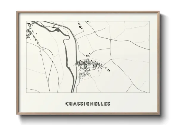 Une affiche de carte sur Chassignelles