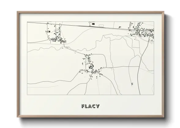 Une affiche de carte sur Flacy