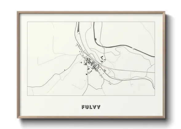 Une affiche de carte sur Fulvy