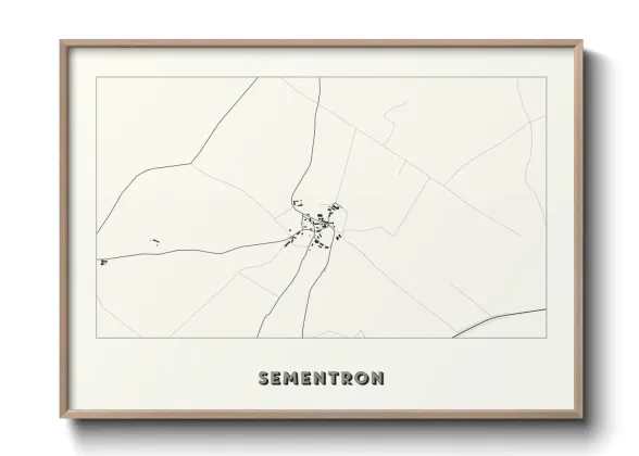 Une affiche de carte sur Sementron