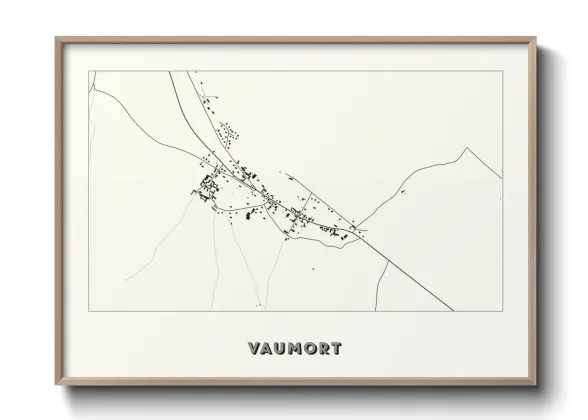 Une affiche de carte sur Vaumort