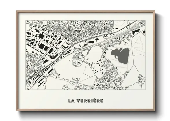 Une affiche de carte sur La Verrière