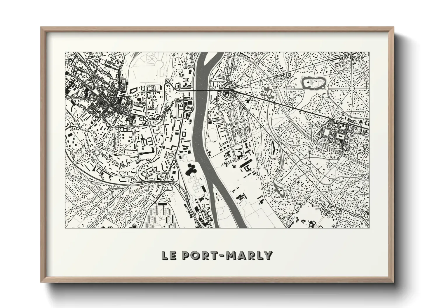 Un poster carteLe Port-Marly
