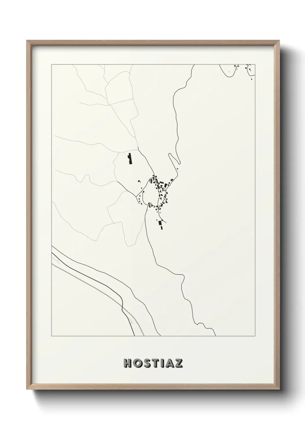 Un poster carte Hostiaz