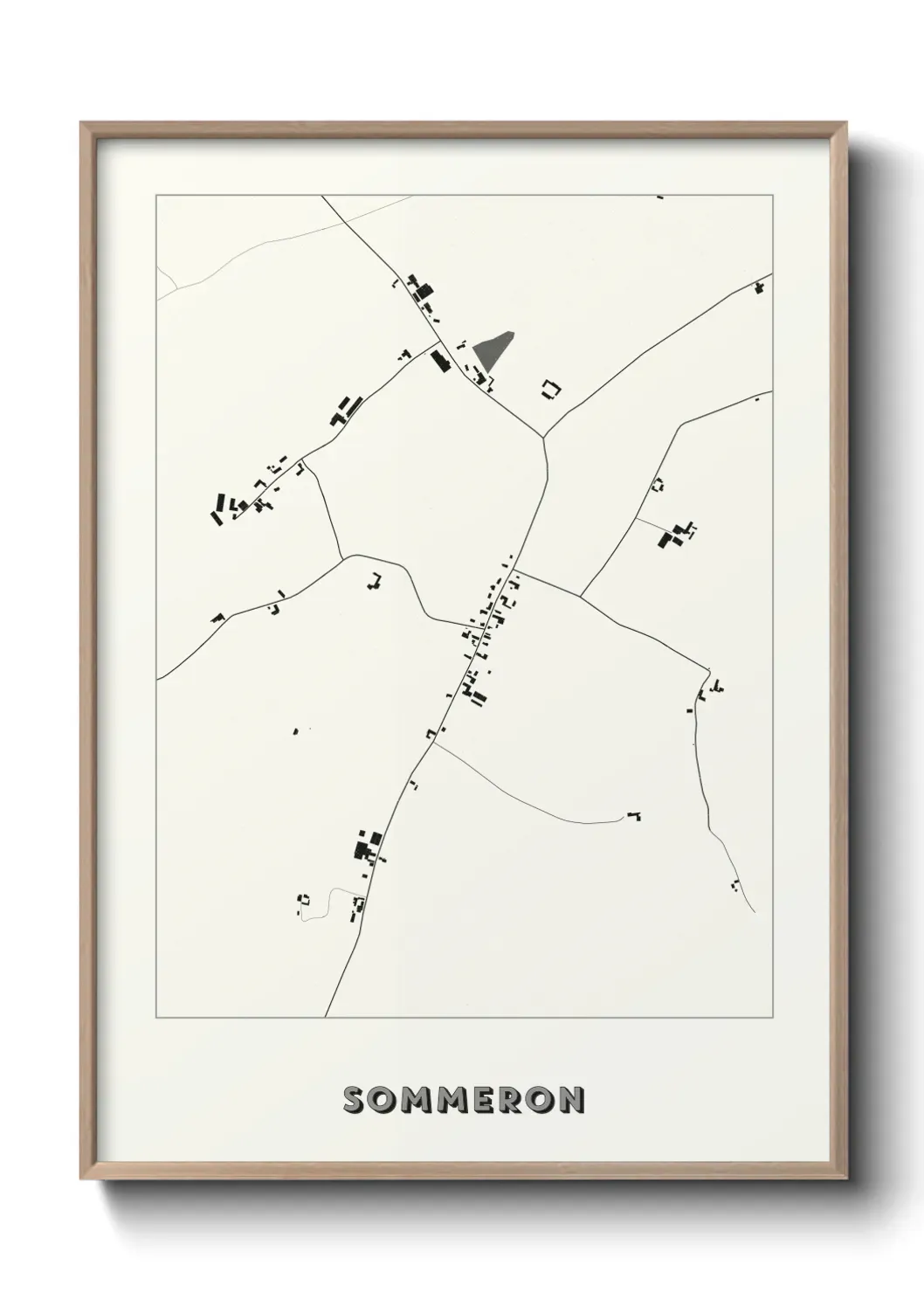 Un poster carte Sommeron