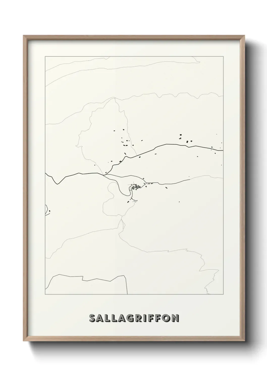 Un poster carte Sallagriffon