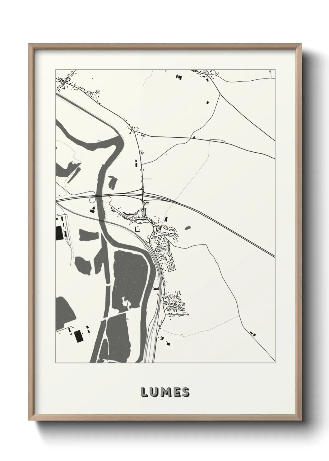 Un poster carte Lumes