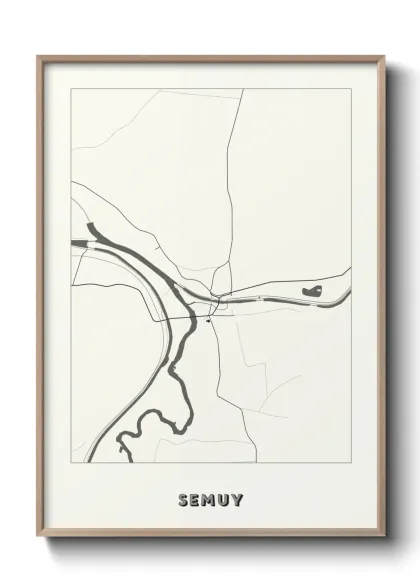 Une affiche de carte sur Semuy