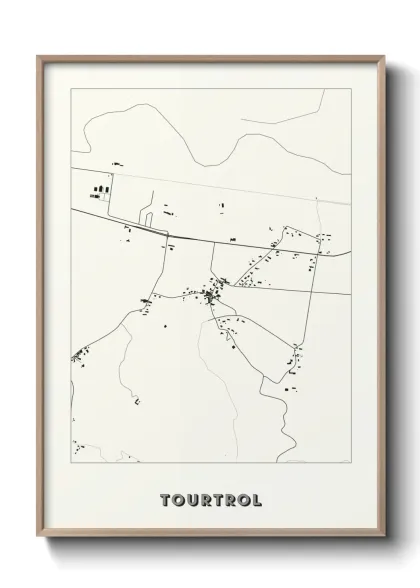 Une affiche de carte sur Tourtrol