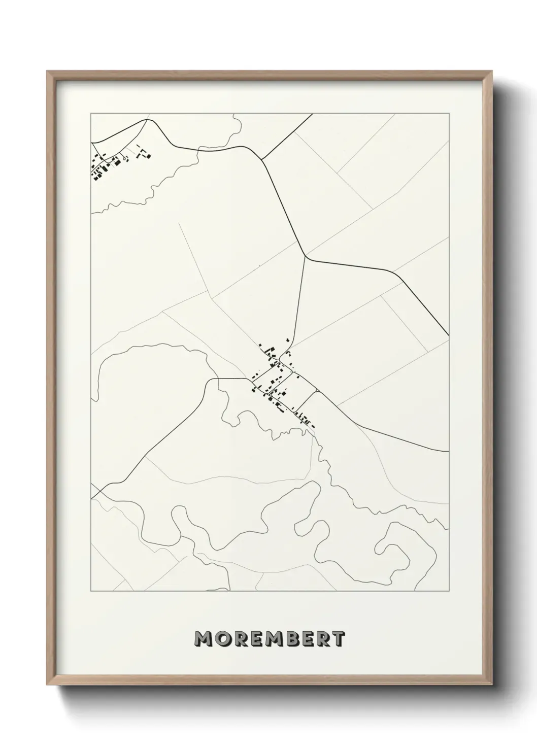 Un poster carte Morembert