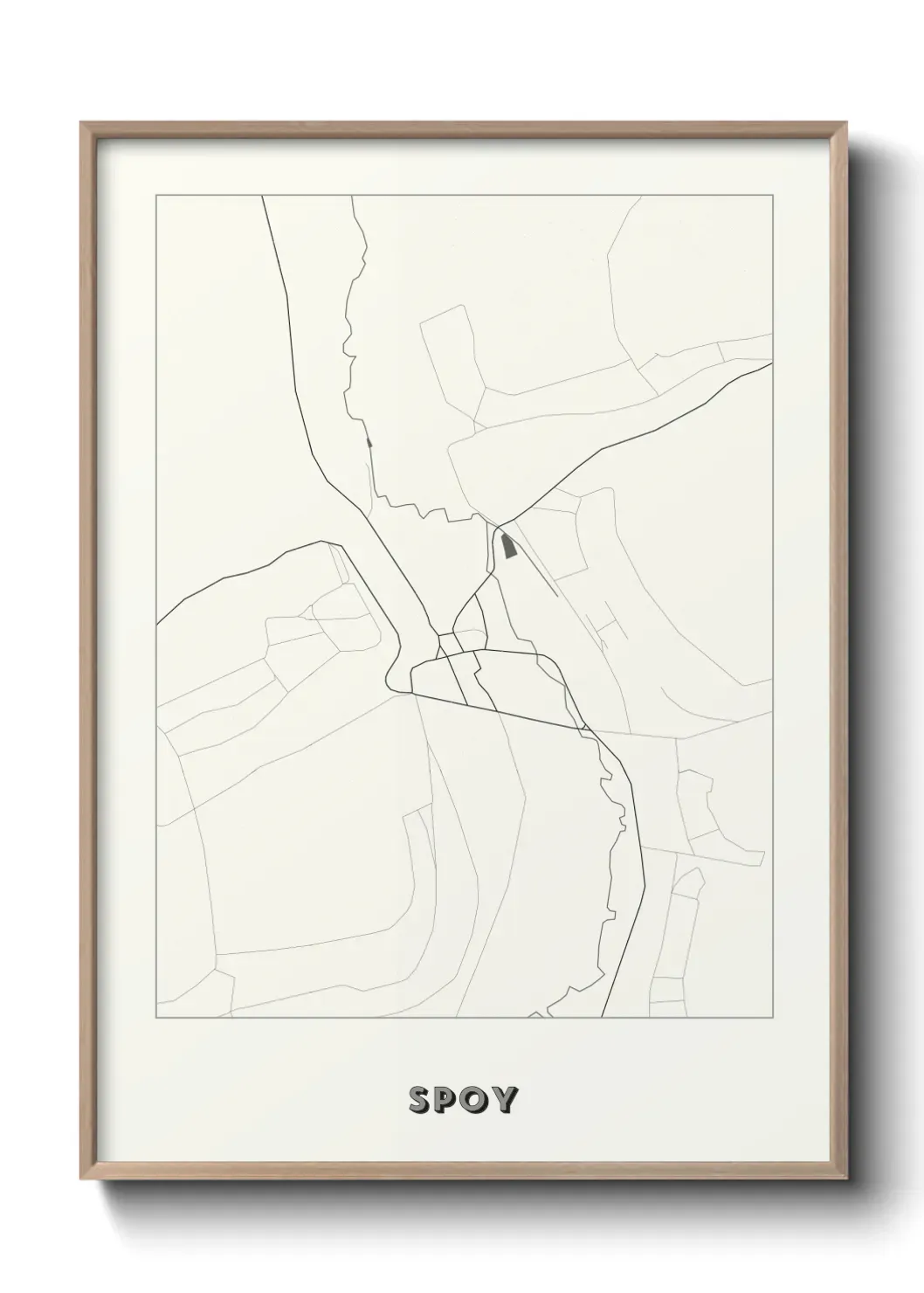 Un poster carte Spoy