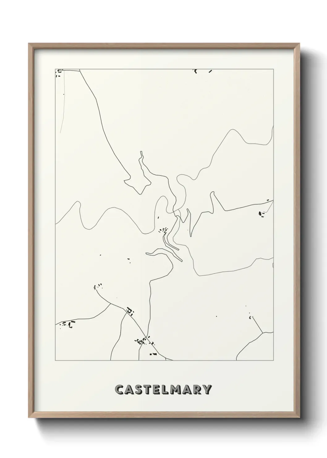 Un poster carte Castelmary