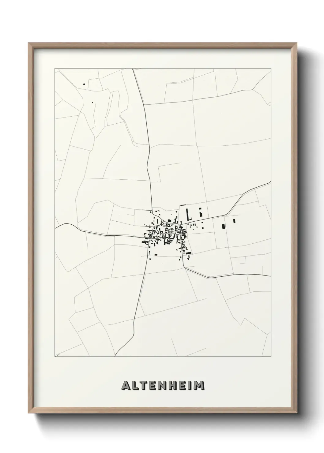 Un poster carte Altenheim