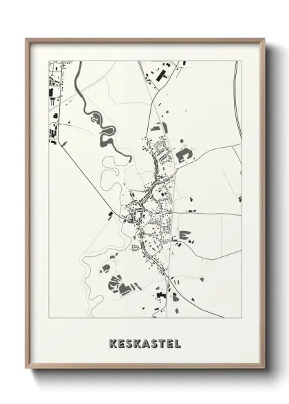 Une affiche de carte sur Keskastel
